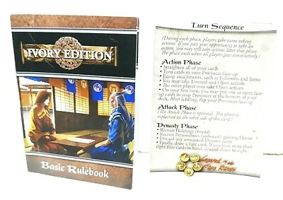 Legend Of The Five Rings [L5R] CCG: Ivory Edition 56 Cards And Basic Rulebook • $5.99