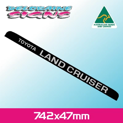$50 • Buy Toyota Landcruiser 80 SERIES Rear Badge Sticker Decal 1990