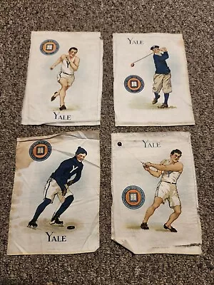 1910's YALE HOCKEY GOLF TRACK HAMMER THROW Large Murad Lot College Tobacco Silks • $169.99