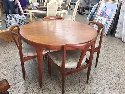  Danish Modern Faarup Mobelfabrik Koford Larsen Teak Dining Table Only No Chairs • $1250