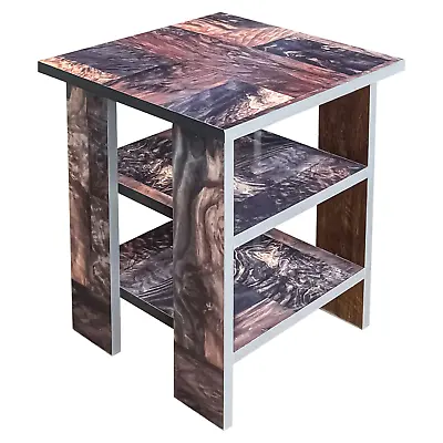 Small Side End Coffee Tea Table Bedside Table Cabinet Nightstand Storage Shelf • £13.99