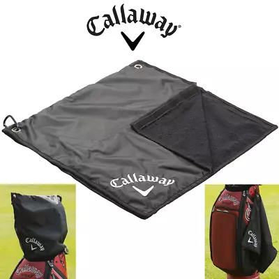 Callaway Golf Waterproof Rain Hood/Cover & Golf Towel Combo • £22.99