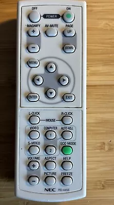 Genuine NEC RD-445E Remote Control | For  NP305 NP305G NP310 NP310G- Tested • £7.97