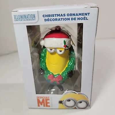 Despicable Me Minions Kevin With Wreath Ornament New In Box From Old Stock • $14.95