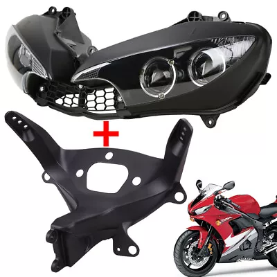 For Yamaha YZF R6S 2006-09 YZF R6 03-05 Front Headlight W/ Fairing Stay Bracket • $114.63