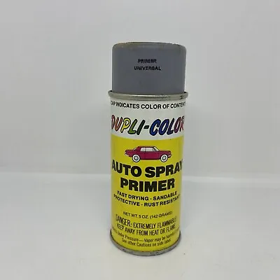 Vintage Dupli-Color Primer Universal- DS-U39 Auto Touch Up Spray Paint Can 5oz • $22.22