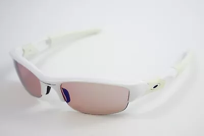 Custom By Oakley Flak Jacket 1.0 Polished White/G30 Sunglasses White Icons • $69.99