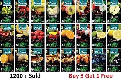 £4.90 • Buy Dilmah Ceylon Tea Vanilla, Caramel, Cinnamon, Peach , Earl Grey And More