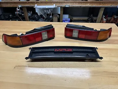 TOYOTA MR2 SW20 91-95 Zenki Tail Lights Pair Set Center Panel Wiring *MINT* OEM • $799.95