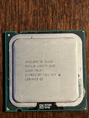 Intel Core 2 Quad Q6600 2.4GHz Quad-Core (HH80562PH0568M) Processor • $6.99