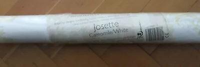 1 New Roll Laura Ashley Wallpaper ~ JOSETTE Camomile/White • £19.99