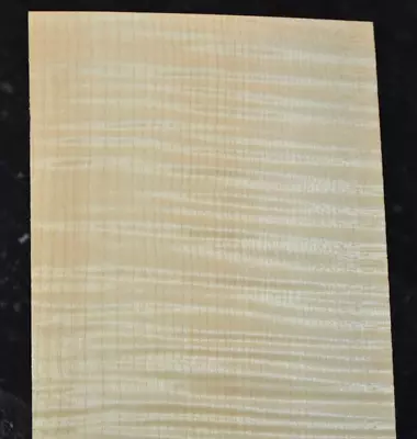 Curly Maple Raw Wood Veneer Sheet 5 X 35 Inches 1/42nd                   4669-53 • $9.99