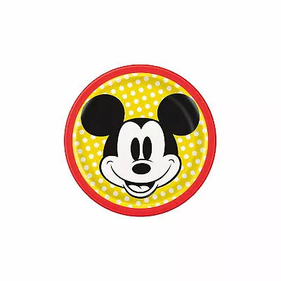 Mickey Mouse Paper Dessert Plates Birthday Party Supplies 8 Pieces • $14.99