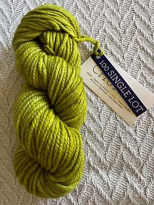 Single Lot Malabrigo Chunky Bulky Merino Wool Yarn Peridot Color • $12