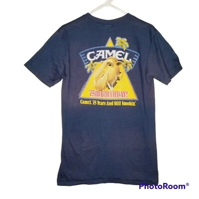 $19.99 • Buy Vintage 1988 Joe Camel 75th Anniversary Graphic T-Shirt Size XL Made In USA SS
