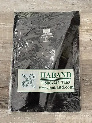 Vintage Haband V Neck Pocket Black T-Shirt - XL Cotton Polyester New In Package • $18.38