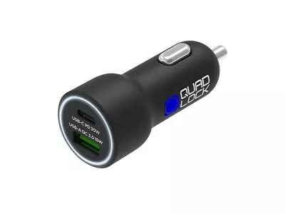 Quad Lock Dual USB-A And USB-C 48W Car Charger • $22.99