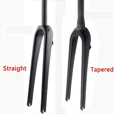 Full Carbon Gravel Road Bicycle Forks 700*42C QR Or Thru Axle Disc Bike Fork • £91.19