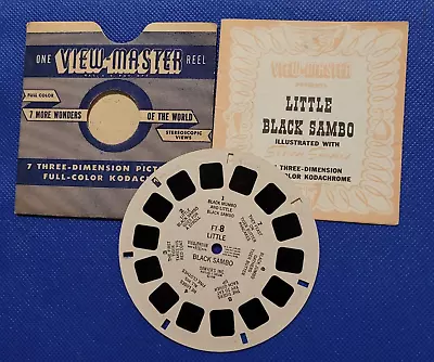 Scarce Sawyer's Single View-master Reel FT-8 Little Black Sambo W/booklet • $19.99