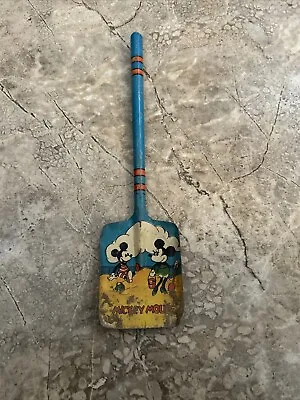 1930s Disney Mickey & Minnie Mouse At Beach Metal Toy Sand Shovel By Ohio Art • $115