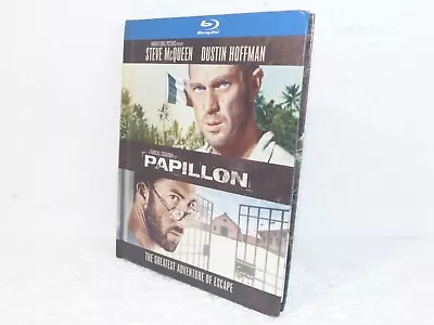 Papillon (Blu-Ray 2011 1-Disc) 1973 Crime Drama Dustin Hoffman Digibook OOP! • $12.95