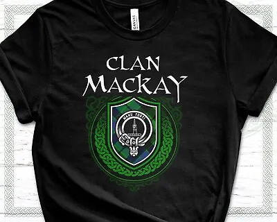 Scottish Clan MacKay Surname Scotland Tartan And Clan Badge • $24