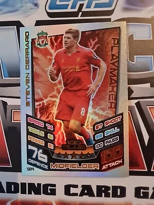 Match Attax 12/13 100 Club Steven Gerrard • £5