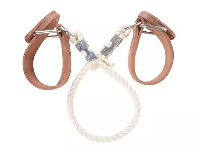 Martin Saddlery Hobbles Rope Harness Leather Loops White SIDELINEHOB • $148.15