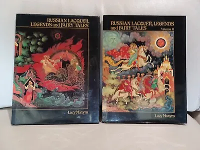 Russian Lacquer Legends And Fairy Tales Volume I & II Lucy Maxym • $19.95