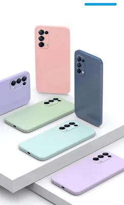 $9.98 • Buy Liquid Silicone Case For OPPO A74 A54 5G A57S A53S Soft Slim Shockproof Cover