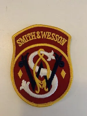 VINTAGE SMITH & WESSON S&W  FIREARMS PATCH. Gun Patch • $7.99