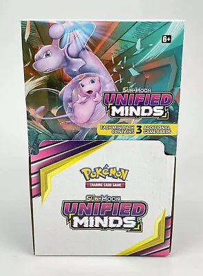 $19.95 • Buy Pokemon Unified Minds Sun & Moon Booster 3 Card Retail Display BOX ONLY EMPTY 