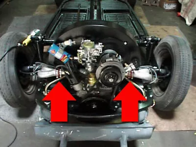 $13.69 • Buy Vw Type 1 Black Dual Port Intake Manifold Boots Installation Kit Bug Bus Ghia 