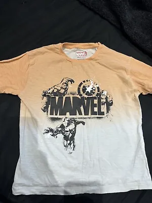 Boys Marvel T Shirt Age 4-5 Years • £3.50