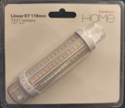 Sainsbury's Home Linear R7 118mm LED Warm White Bulb 12.5w=100w 1521 Lumens • £6.90