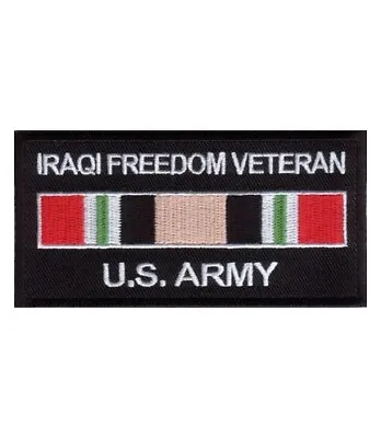 U.S. Army Iraq Vet Service Ribbon Patch Military Patches • $3.99