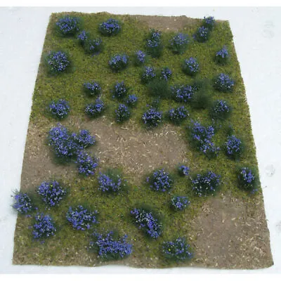 JTT Miniature Tree - Flowering Meadow Mat -- Purple 5 X 7   12.7 X 17.8cm Sheet • $7.96