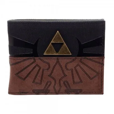 Zelda Tri-Force Metal Logo Bifold  Wallet • $16.95