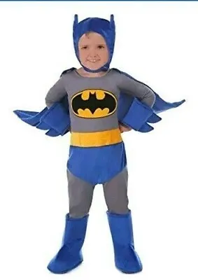 Boys Batman Costume Cuddly Superhero Baby Toddler Film Fancy Dress Outfit 5076 • £19.99