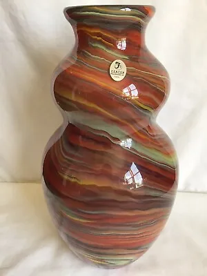 $285 • Buy Fenton Art Glass Dave Fetty  Crayons  Limited Edition Vase  474/750