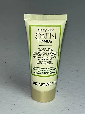 New Mary Kay Satin Hands White Tea & Citrus Nourishing Shea Cream TravelSize .75 • $9.50