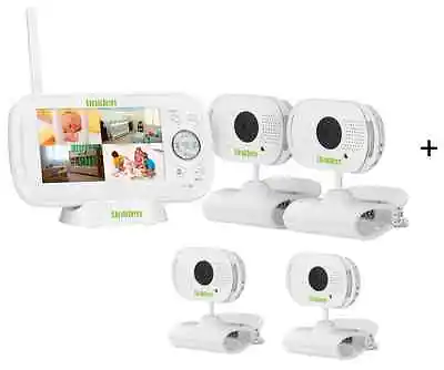 Uniden Bw3104  4.3” Quad Camera Digital Wireless Baby Monitor+temp Display • $444.22