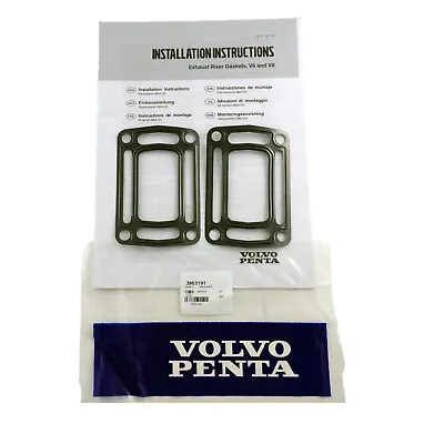 Volvo Penta New OEM EXHAUST MANIFOLD RISER ELBOW GASKET KIT 3863191 • $39.19