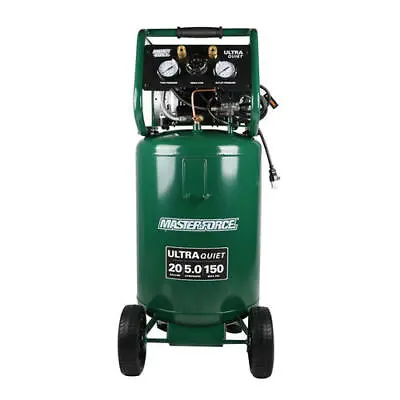 20 Gal 150 PSI Ultra Quiet Portable Electric Vertical Air Compressor Dual Pump • $606