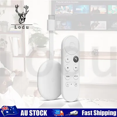 $118.68 • Buy Brand New Chromecast With Google TV (4K) Snow Receiver TV GA01919-AU