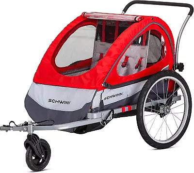 Echo And Trailblazer Child Bike Trailer Single And Double Baby Carrier Canopy • $312.99