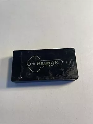 Vintage Hillman 4  Black Plastic Magnetic Key Box Case • $2.50