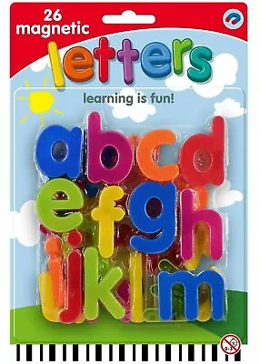 £3.25 • Buy 26 Magnetic Alphabet Letters Fridge Magnets Toys Children Learning Lower Case 