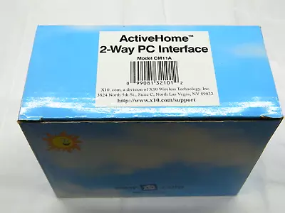 $39.95 • Buy X-10 ActiveHome 2-Way Computer Interface CM11A NEW