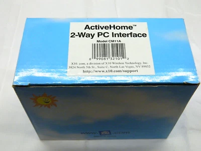 X-10 ActiveHome 2-Way Computer Interface CM11A NEW • $39.95